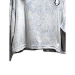 Joyspun Penguin Patch Cropped Teddy Hoodie Gray Size XL Cozy Winter Soft Casual Photo 6