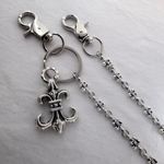 Anchor Pants Chain for Men Women,Jeans Chain,Keys Chain,Biker Wallet Chain,Streetwear Punk Hip Hop Unisex Style Silver Photo 4