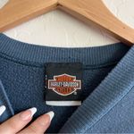 Vintage 1995 Harley Davidson of Reno Nevada Pullover Grey / Blue Crewneck Size XL Photo 7