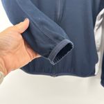 Nike  Dri-FIT Full Zip Fleece Hoodie Women's Size Small Navy Blue Athletic Jacket Photo 2