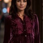 Johnny Was Roberta embroidered velvet smocked tunic
NWT Photo 2