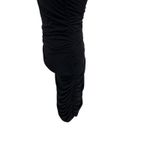 Nookie  Charlize Mini Dress Long Sleeve Ruched Mock Neck Cut Out black Size Large Photo 6