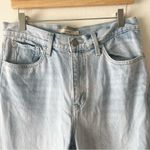 Levi's Sz 30 Womens Mom Jeans Light Wash Distressed 100% Cotton Photo 1