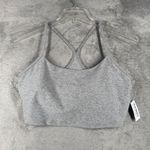 Old Navy Old Navy Active Sports Bra Light Support Go-Dry Cloud Heather Gray Size Large Photo 1