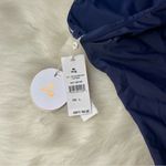 PilyQ  Swim Keyhole Braided One Piece Navy NWT Size Large Photo 2