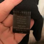 Pleione  Black 3/4 Length Sleeve Cardigan Size LP Photo 3