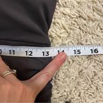 Halara  brown athletic side tie scrunch top size medium Photo 3