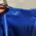 Royal Blue Corset Top Size M Photo 6