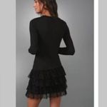 Theory  Archan Black Drop Waist Dress Photo 2