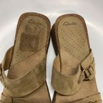 Clarks  cork footbed slip on sandals size 10 Photo 3