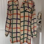 Vintage Patchington Button Up Colorful Patterned Shirt Purple Size XS Photo 1