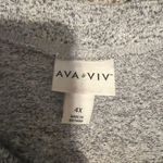 Ava & Viv Heather Gray Long Sleeve V-Neck Casual Sweater Plus Size 4X Photo 1