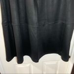 Cato NWOT  Black/Grey Coated Plaid Midi Skirt 14/16 Photo 4