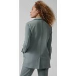 Athleta  Eastbound Stretch Travel Blazer Sage‎ Green Size 12 Photo 2
