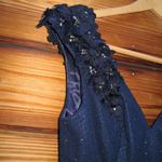 Mac Duggal  11152 Womens Floral Applique A-Line Evening Gown Photo 7