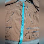 We The Free Vegan Leather Moto Jacket Brown/Tan XSmall Photo 7