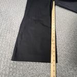 ZARA  Black Wide Leg Capri Cotton Blend Dress Pants Size‎ Medium Photo 7