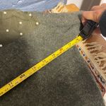 Soft Green mock neck sweater with pearl mesh neck detail size large Photo 3