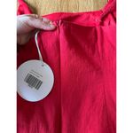 Princess Polly Love Lane Red Linen Mini Wrap Dress Size 6 NWT Photo 4