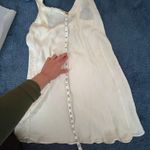 August Silk Lingerie Vintage Cream Mini Slip Dress MEDIUM Photo 2