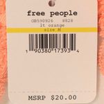Free People NWT Halter Bralette In Orange Photo 4