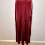 Revelry Burgundy Dylan Velvet Dress Size 8 Photo 9
