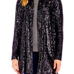 Karen Kane  Black Smoke Sequin Cardigan. Size Medium. NWT. Photo 0