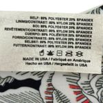 TAVIK Navy Floral Triangle Bikini Set Swimsuit Honey Evening Blue Size Small NWT White Photo 3