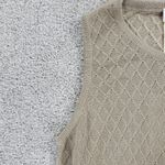 Socapri Silk Tank Dress Womens L Tan White Knit Sleeveless Flowy Italy New Tan Size L Photo 5