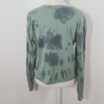Mighty fine Green Distressed Blame It On My Zodiac Cropped Tee Size Small Photo 5