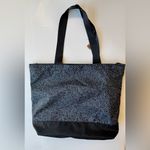 PINK - Victoria's Secret  Large Logo Black Zip Top Tote Bag NWT Photo 3