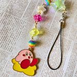 Handmade Kawaii retro y2k 90’s star Kirby phone strap/accessory/keychain/bag charm/display💖 Photo 2
