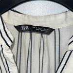 ZARA  striped button down casual lightweight dress size small Photo 3