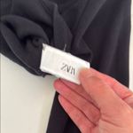 ZARA Black Women's long sleeve Crop Top. Size Medium. Photo 4