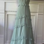 Revelry 8 Formal Dress Homecoming Long Bridesmaid Gown 8 Amelia Sage Green Fairy Photo 13