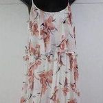 Leith NWT  hot pink sleeveless floral maxi sun dress Size Small Photo 0