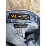 Lee Women's Stretch Relaxed Fit Straight Leg High Rise Jeans Size 16 Medium Photo 2
