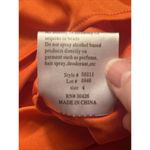 Shimmer by Bari Jay Formal Long Dress Gown Orange Coral Beaded Size 4 Photo 5