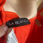 La Blanca Women's Standard Island Goddess Twist Keyhole One Piece Swimsuit SZ 14 Photo 12