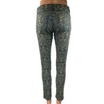 Stradivarius Womens Multicolor Floral Mid Rise Skinny Slim Fit Trousers Pants 4 Photo 2