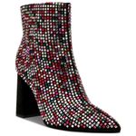 Wild Pair  Boots Size 9 Womens Multicolor Pointed Toe Block Heel Fashion Booties Photo 0