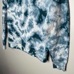 Athleta Sundown Sweatshirt Tie Dye, Dark Surf Teal blue pullover SIZE Small Photo 3