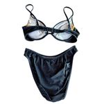 Venus Vintage Swim Wear Black Top C Bottom Moderate M Sarong Lot 4 Pc Bundle Photo 3