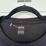 Vans Van’s Women’s Medium Black Longsleeve Graphic Crop Top Photo 1