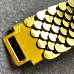 Vintage Belt Gold Stretchy Scale Mesh Size 31 Photo 8