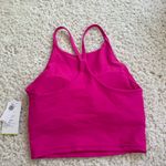 Old Navy Pink halter cropped workout tank Photo 4