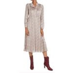 Ba&sh Paris Pleated Midi Dress US Sz. 6 Photo 3
