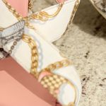 Gucci Satin Printed Slides Women's Size: 9 Photo 2