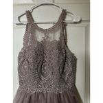 Short ForyouDress with Gray Applique for Homecoming Prom Birthday Dama Party Size M Photo 3