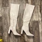 Wild Pair Elegant Cream Knee-High Boots Size 8 Photo 15